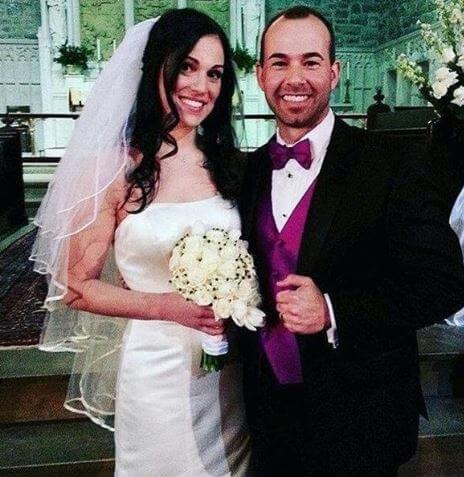 Jenna Vulcano with her ex-husband, James Murray.